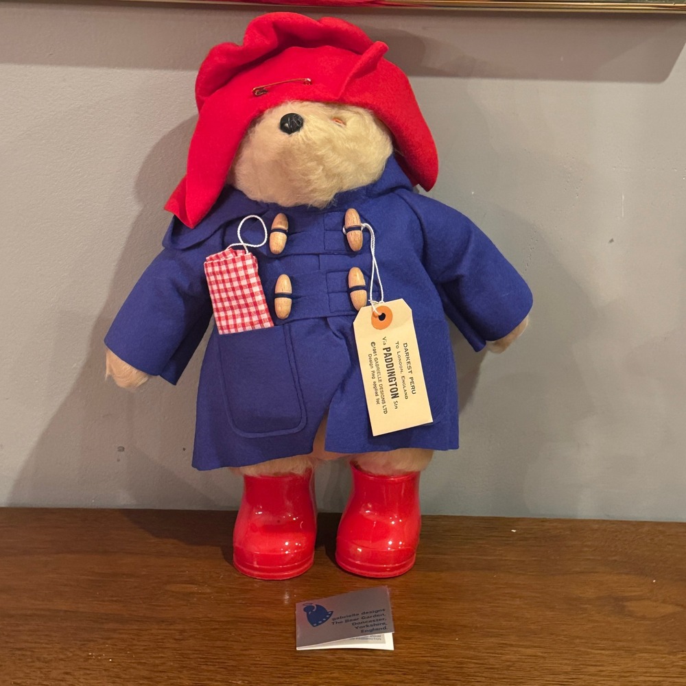 Gabrielle Designs Vintage 1981 Paddington Bear Darkest Peru Plush Collectible